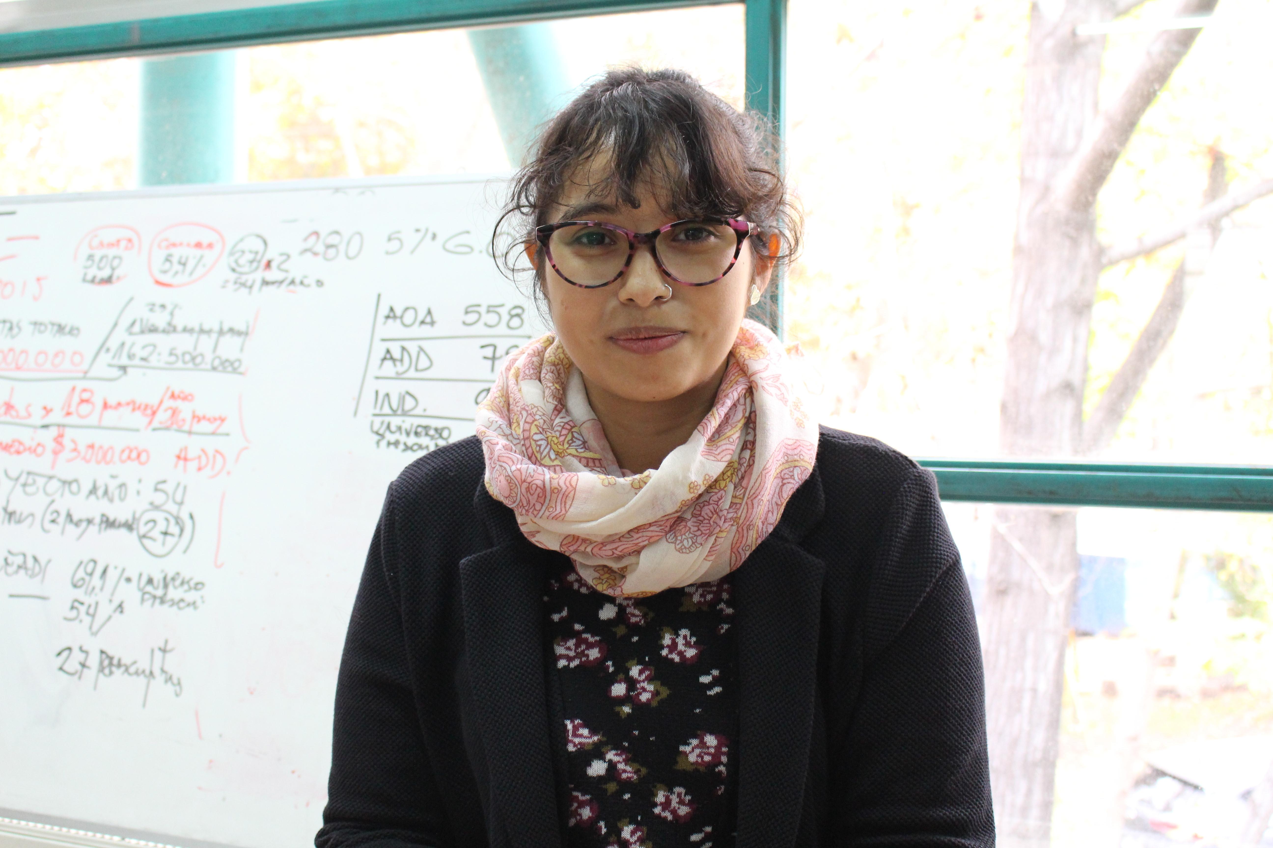 Katherine Moya, del proyecto "Reconoce: plan de activación patrimonial Uchile".