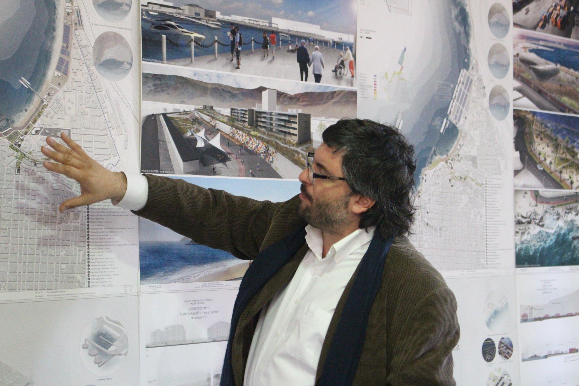 El académico Alberto Texidó explicó que año a año dicho taller se hace cargo de problemáticas asociadas a ciudades portuarias.