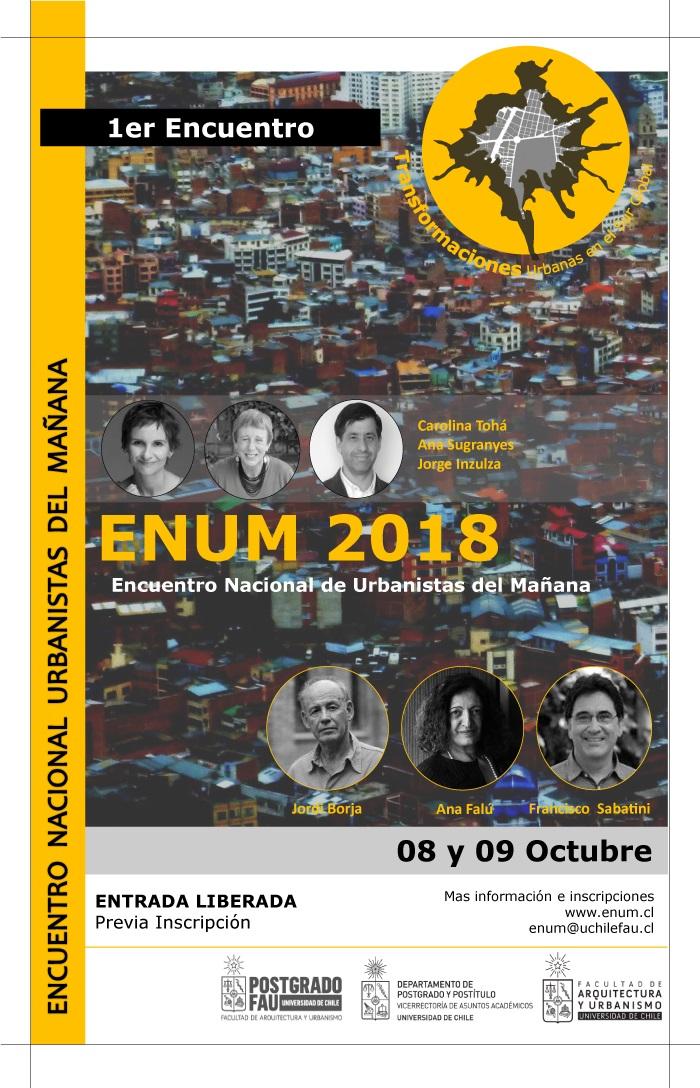 Afiche oficial de ENUM 2018