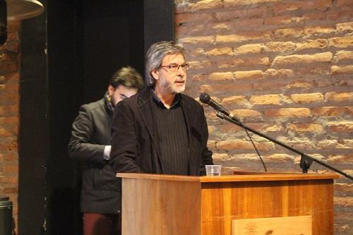 Profesor Jaime Díaz, en su discurso de apertura 