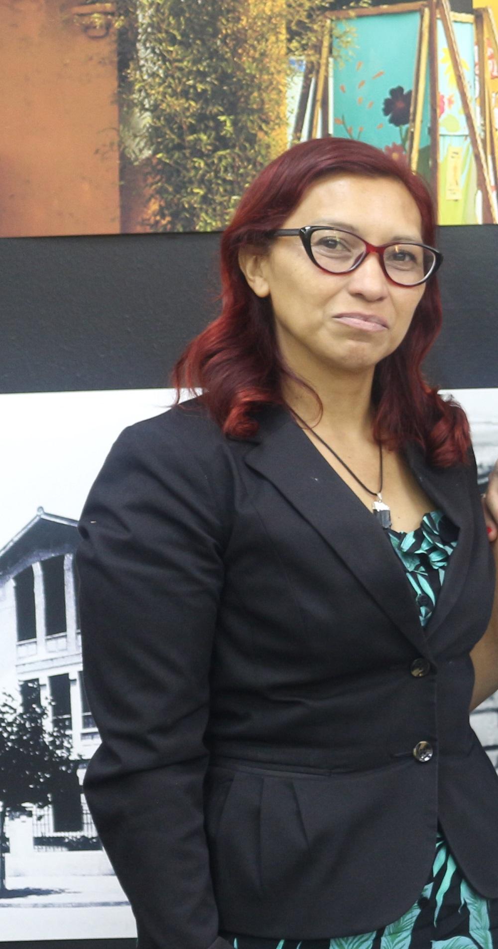 La Jefa de Región Metropolitana del Instituto Nacional de Derechos Humanos, Beatriz Contreras.