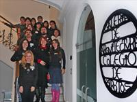 Estudiantes en el Colegio de Arquitectos de Chile