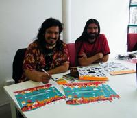 Sebastián Valdivia y Pablo González, los creadores de TRImarchi. 