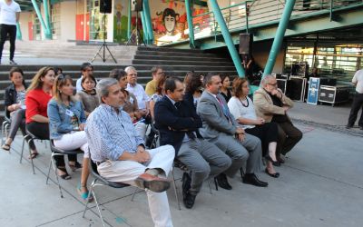 La ceremonia contó con las palabras de la Decana Marcela Pizzi y el profesor Pedro Soza.