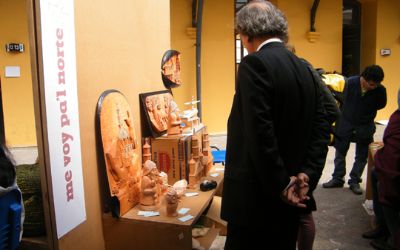 Muestra Costumbrista exhibida en el Patio Techado FAU